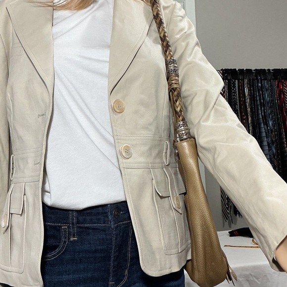 Brighton Gold Leather Hobo Bag - Picture 5 of 15